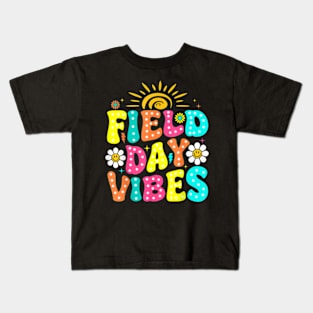 Field Day Vibes Teacher Kids Boys Girls Field Day 2024 T-Shirt Kids T-Shirt